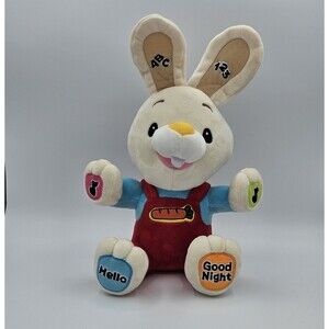 Baby First TV Harry the Bunny Talking Musical Plush Sound Buttons